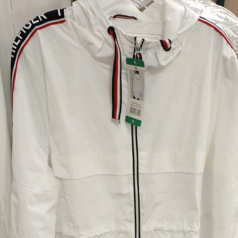 Tommy Hilfiger Ladies Windbreaker Rain Jacket Coat - Picture 6 of 11